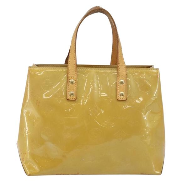 LOUIS VUITTON Monogram Vernis Reade PM Hand Bag Beige M91334 - Picture 2 of 12